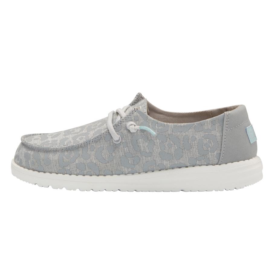 Kids' Hey Dude Wendy Slip On Shoes Grey | HPR-795416