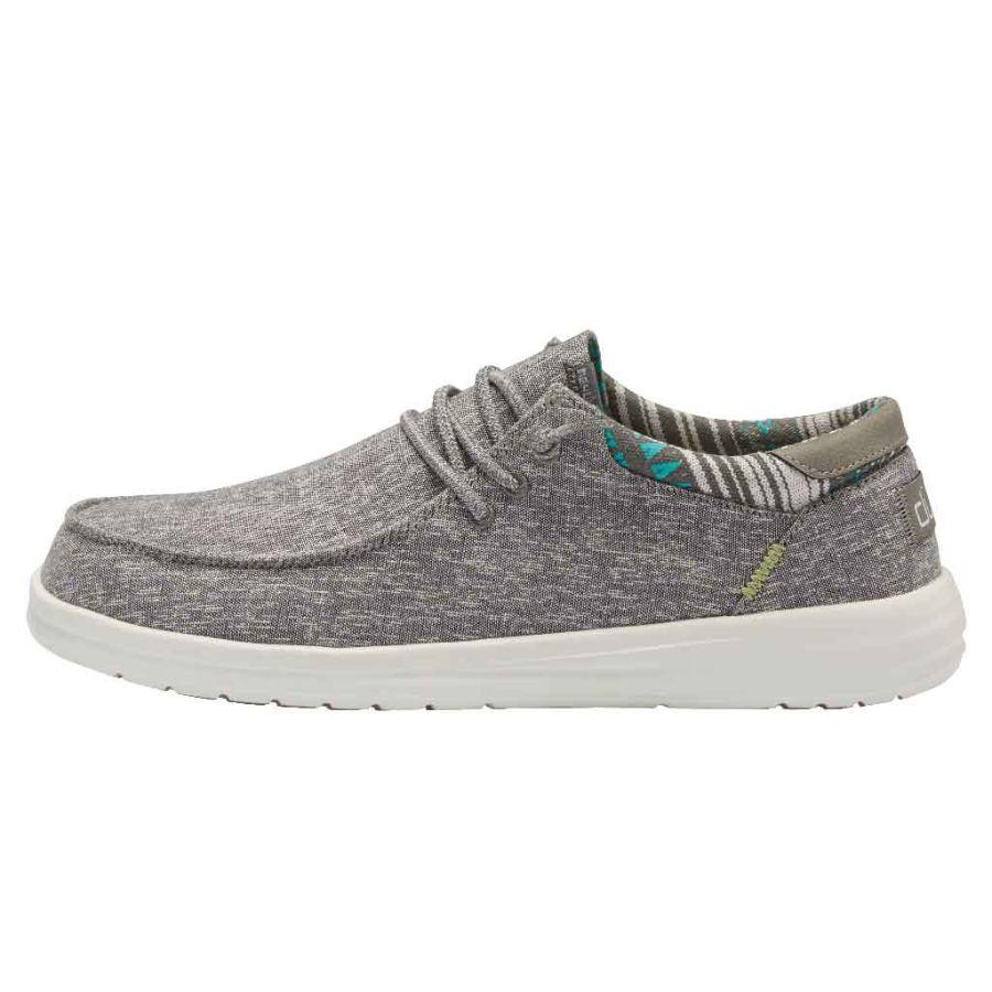 Men's Hey Dude Paul Slip On Shoes Grey | FHY-932741