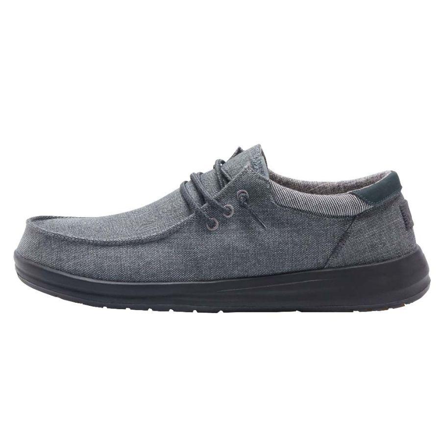 Men's Hey Dude Paul Slip On Shoes Grey | NVY-519486