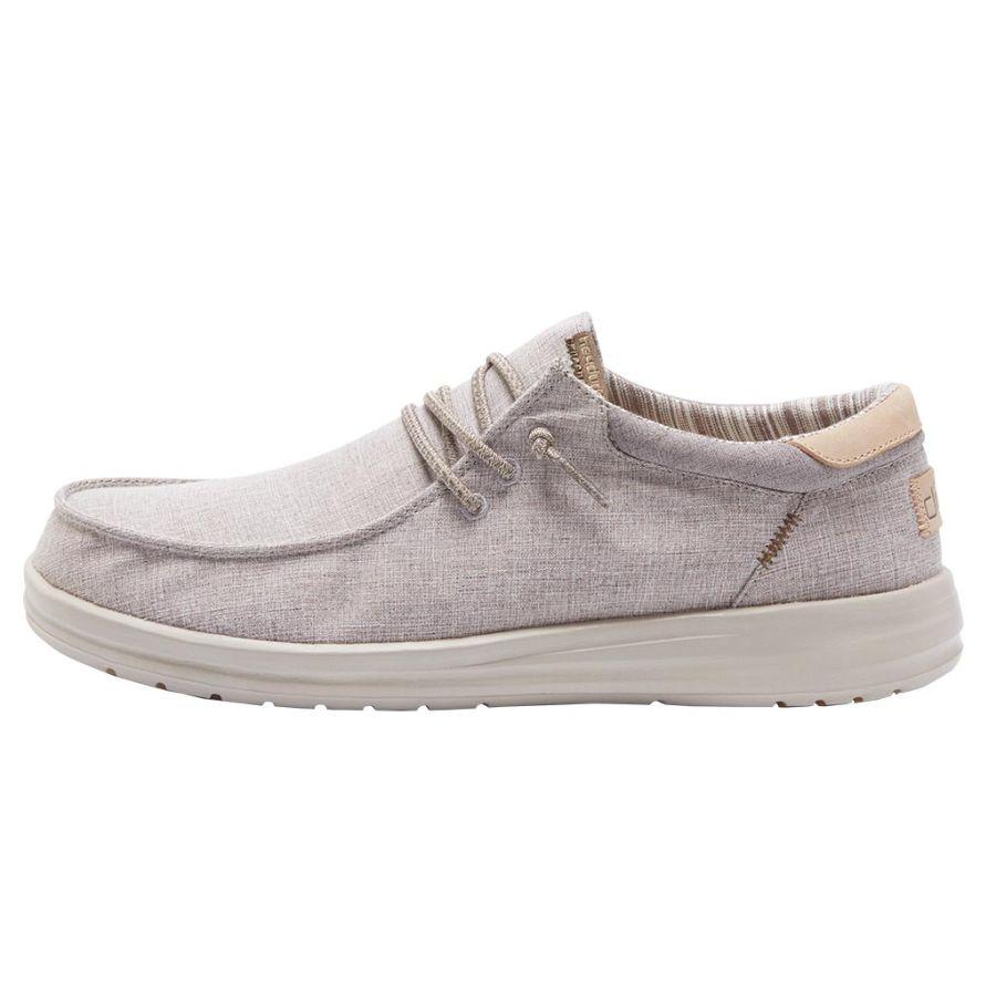 Men's Hey Dude Paul Slip On Shoes Grey Brown Grey | ODE-470316