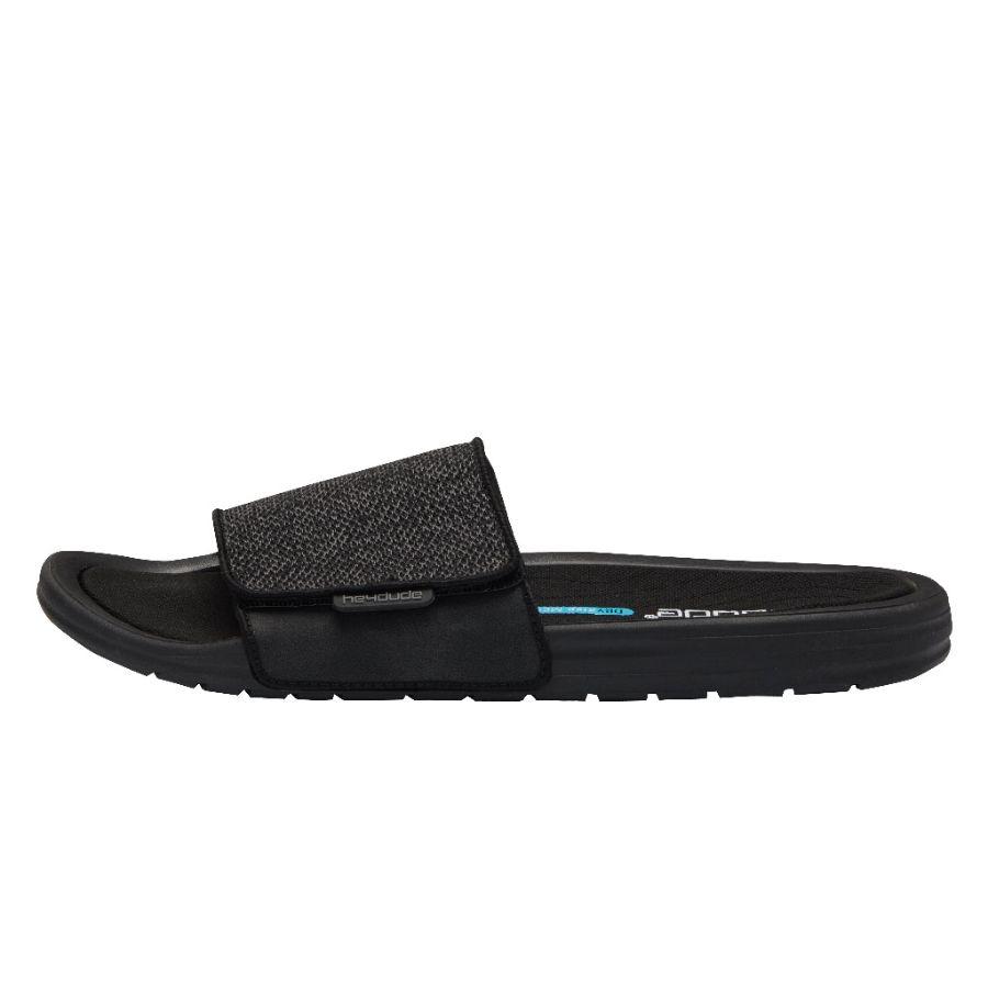 Men's Hey Dude Phoenix Sox Slides Black | DBR-798032