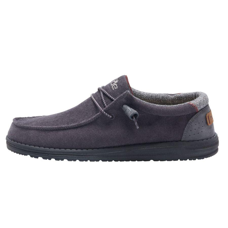 Men's Hey Dude Wally Slip On Shoes Grey | RLK-810276