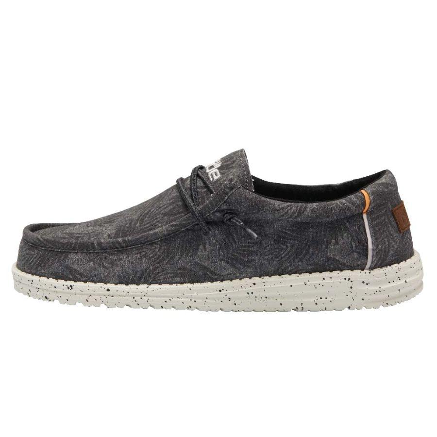 Men's Hey Dude Wally Slip On Shoes Grey | TMN-602435