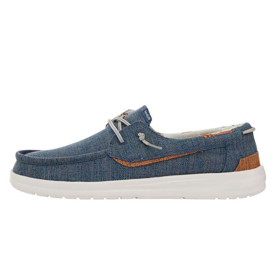 Men's Hey Dude Welsh Boat Shoes Blue | DCA-268504