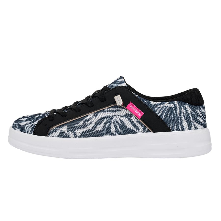 Women's Hey Dude Karina Sneakers Black | FOQ-143826