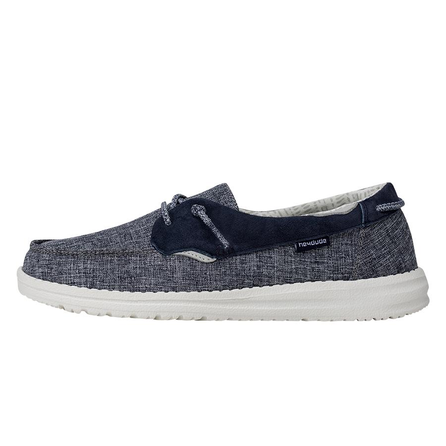 Women's Hey Dude Laila Slip On Shoes Blue | EKI-370258