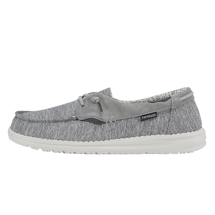 Women's Hey Dude Laila Slip On Shoes Grey | MPL-458109