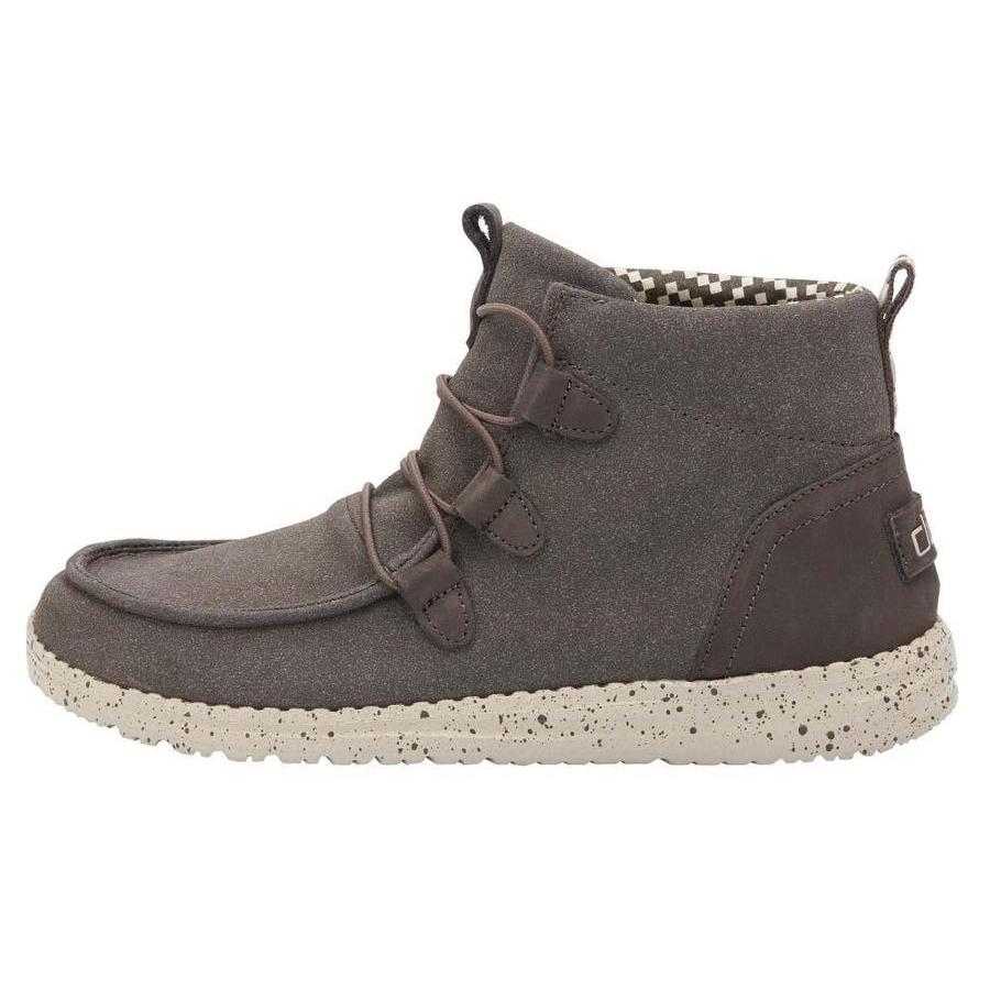 Women's Hey Dude Lea Boots Coffee | YSM-265849