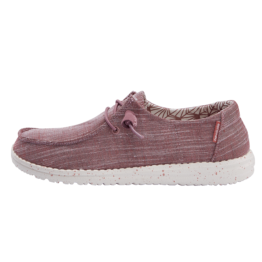 Women's Hey Dude Wendy Canvas Shoes Rose | EYS-230854