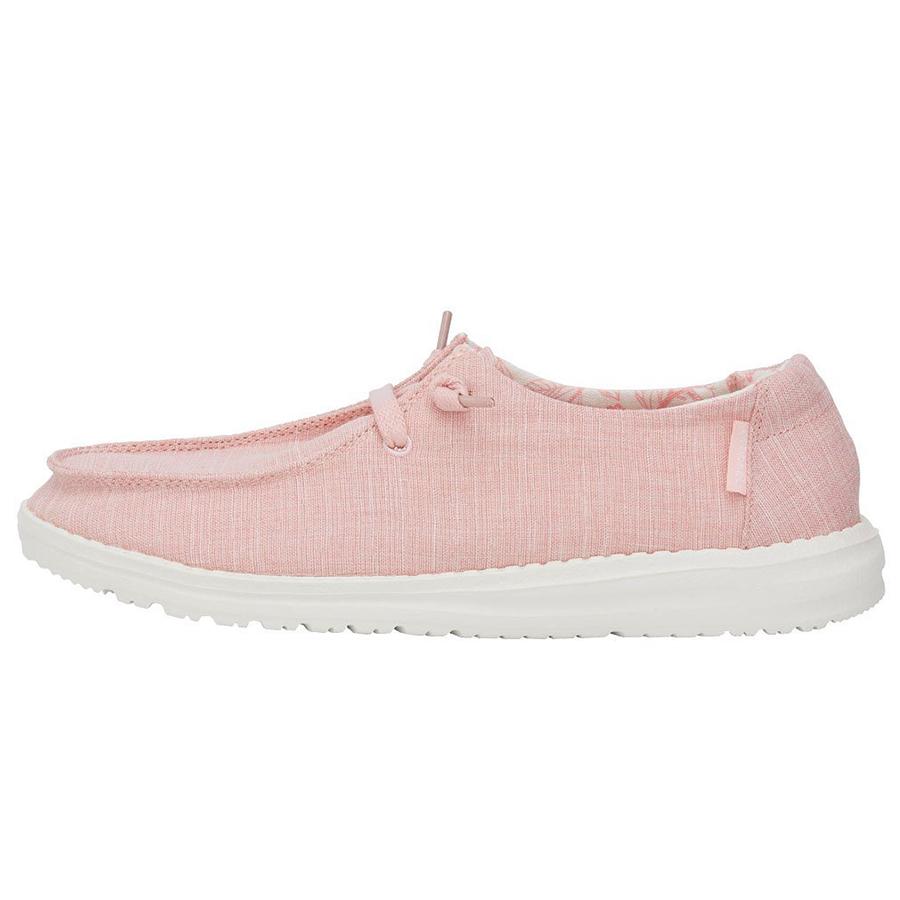 Women's Hey Dude Wendy Slip On Shoes Beige Pink | JRW-892016