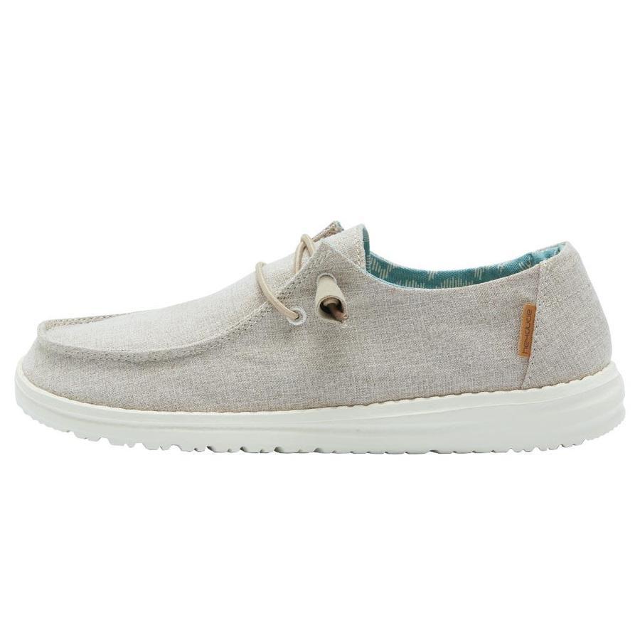 Women's Hey Dude Wendy Slip On Shoes Beige | RZB-943607