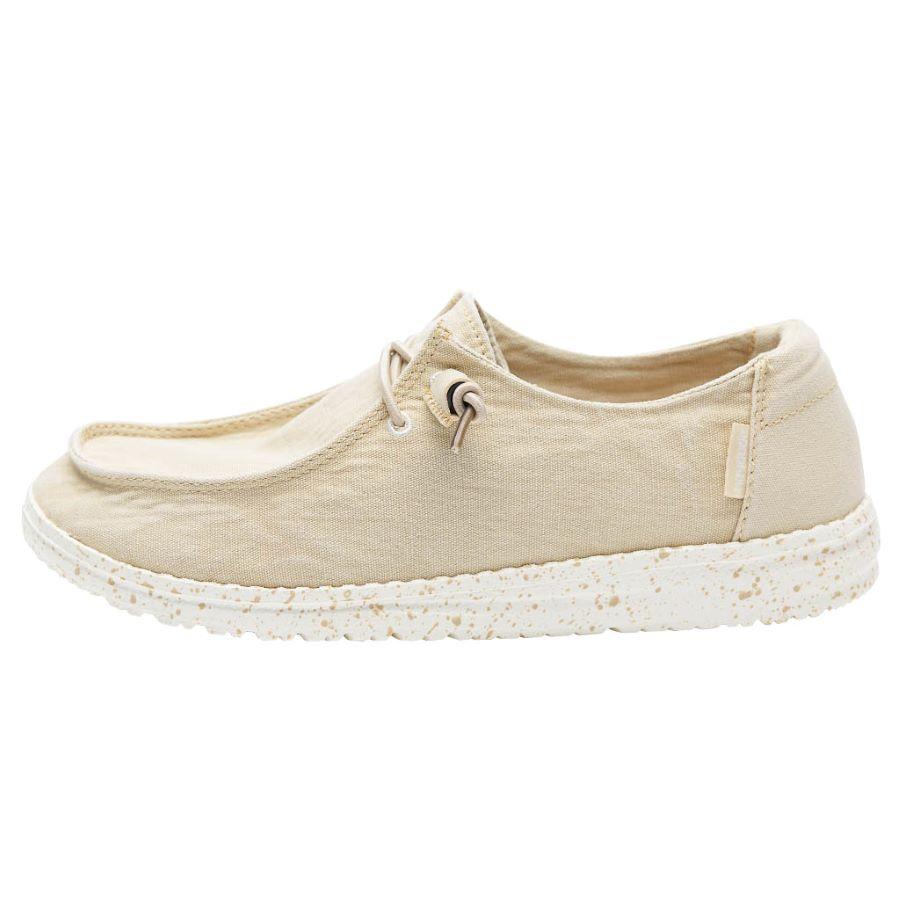 Women's Hey Dude Wendy Slip On Shoes Beige | VWR-482710