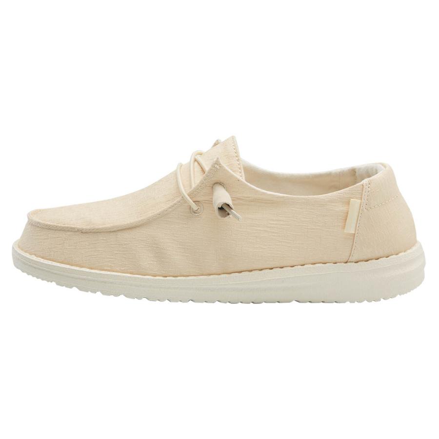 Women's Hey Dude Wendy Slip On Shoes Beige | YVZ-701563