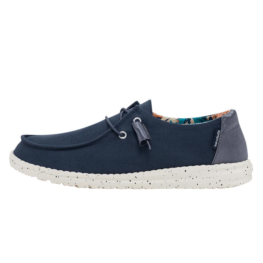 Women's Hey Dude Wendy Slip On Shoes Blue | QAE-423015