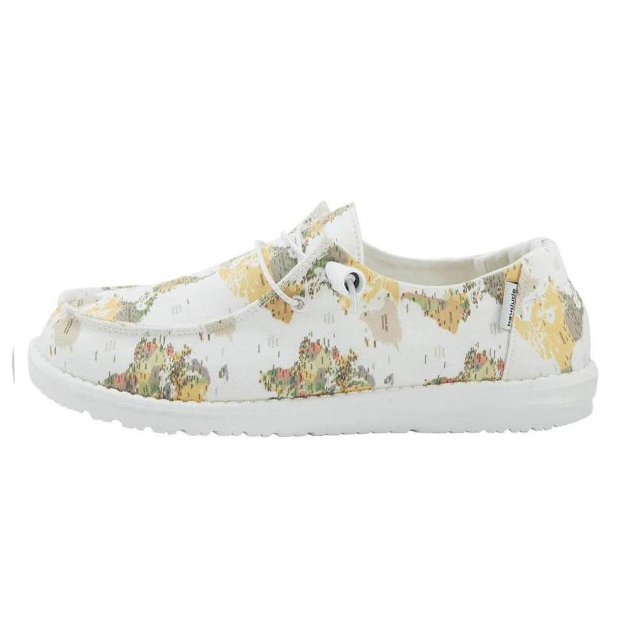 Women's Hey Dude Wendy Slip On Shoes Flower | DYN-274659