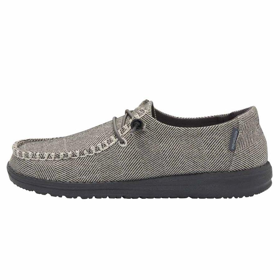 Women's Hey Dude Wendy Slip On Shoes Grey | NAB-840965