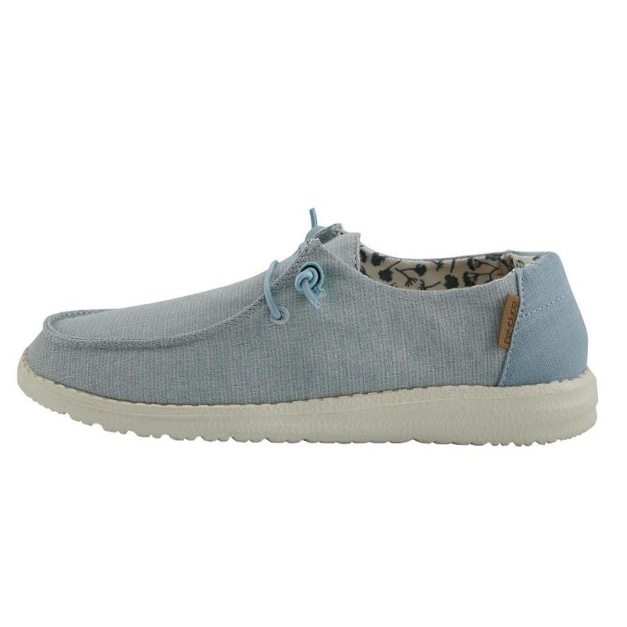 Women's Hey Dude Wendy Slip On Shoes Light Blue | RIO-615729