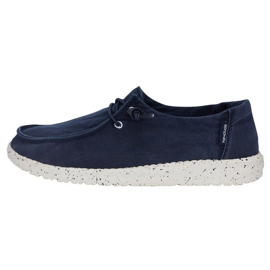 Women's Hey Dude Wendy Slip On Shoes Navy | WNK-980745