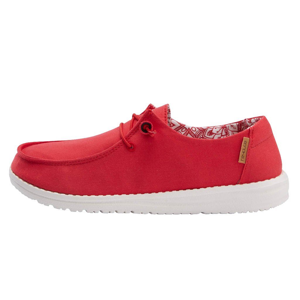 Women's Hey Dude Wendy Slip On Shoes Red | IDR-285974