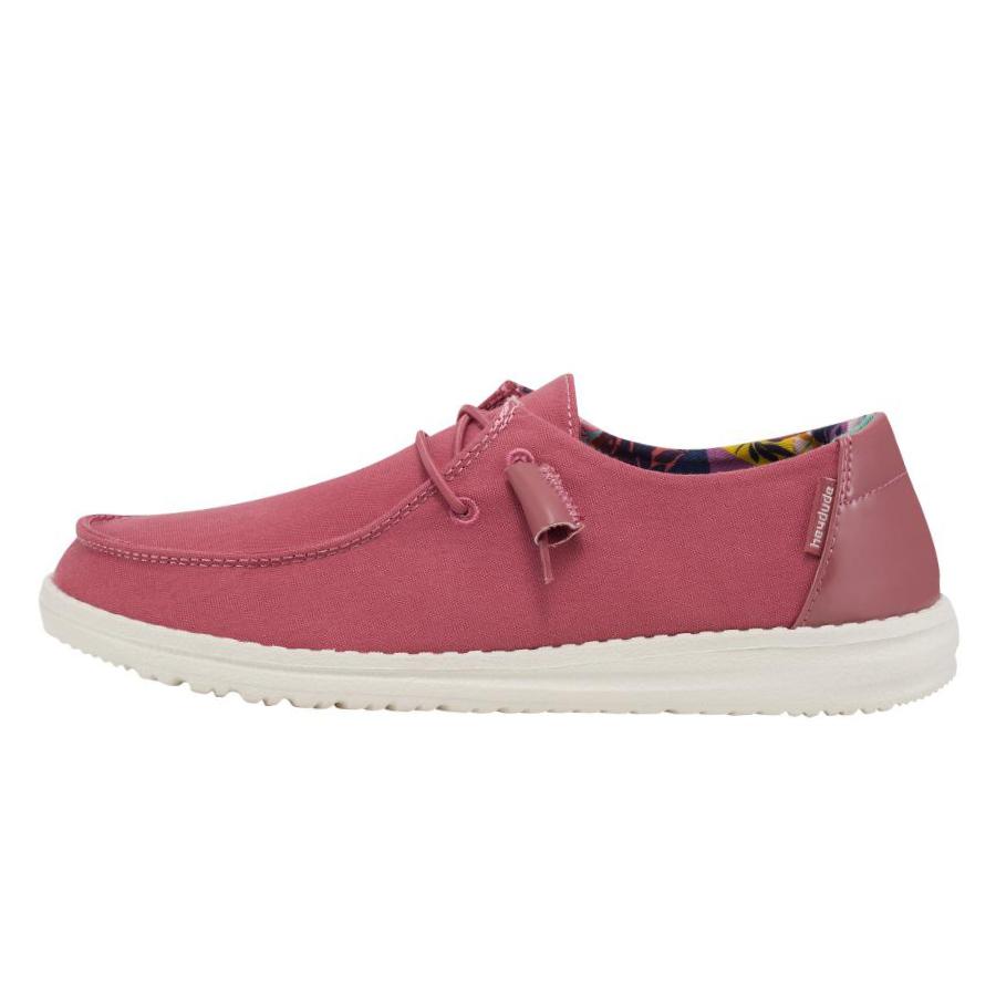 Women's Hey Dude Wendy Slip On Shoes Rose | JTV-810594