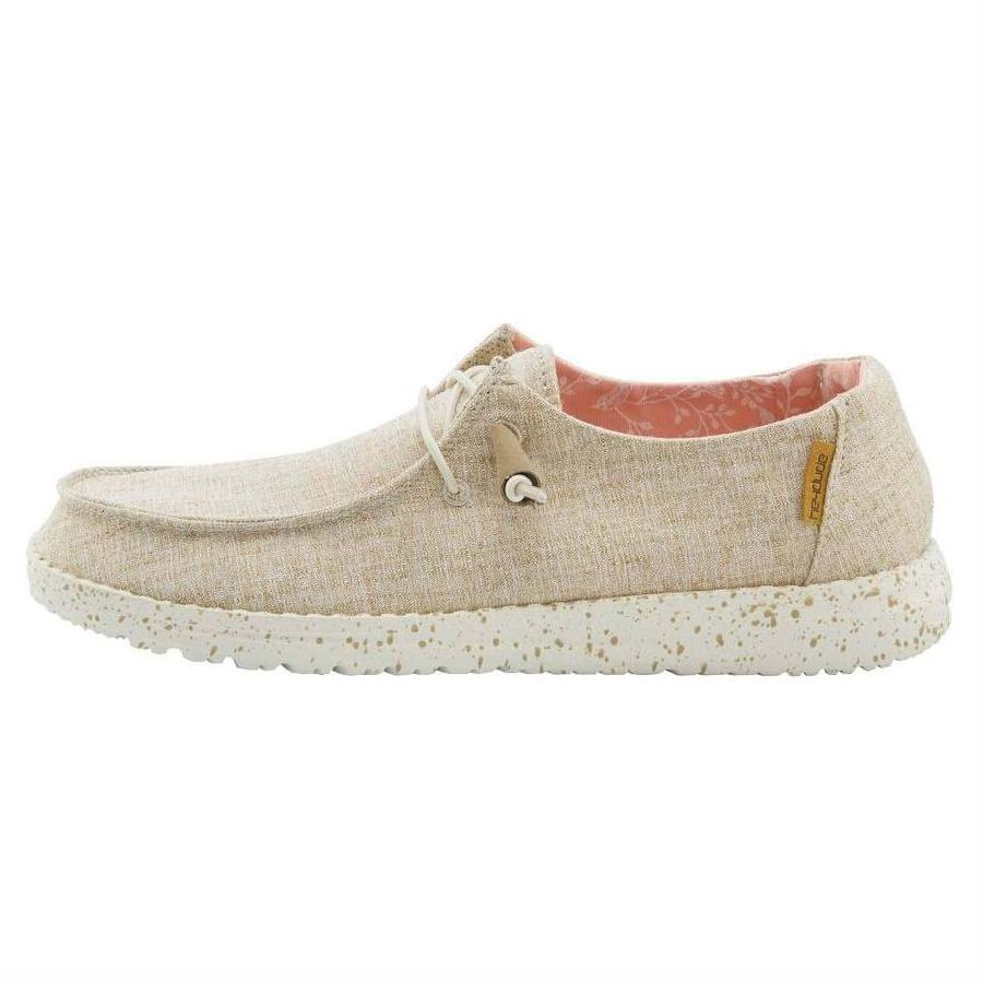 Women's Hey Dude Wendy Slip On Shoes White | LFQ-514093