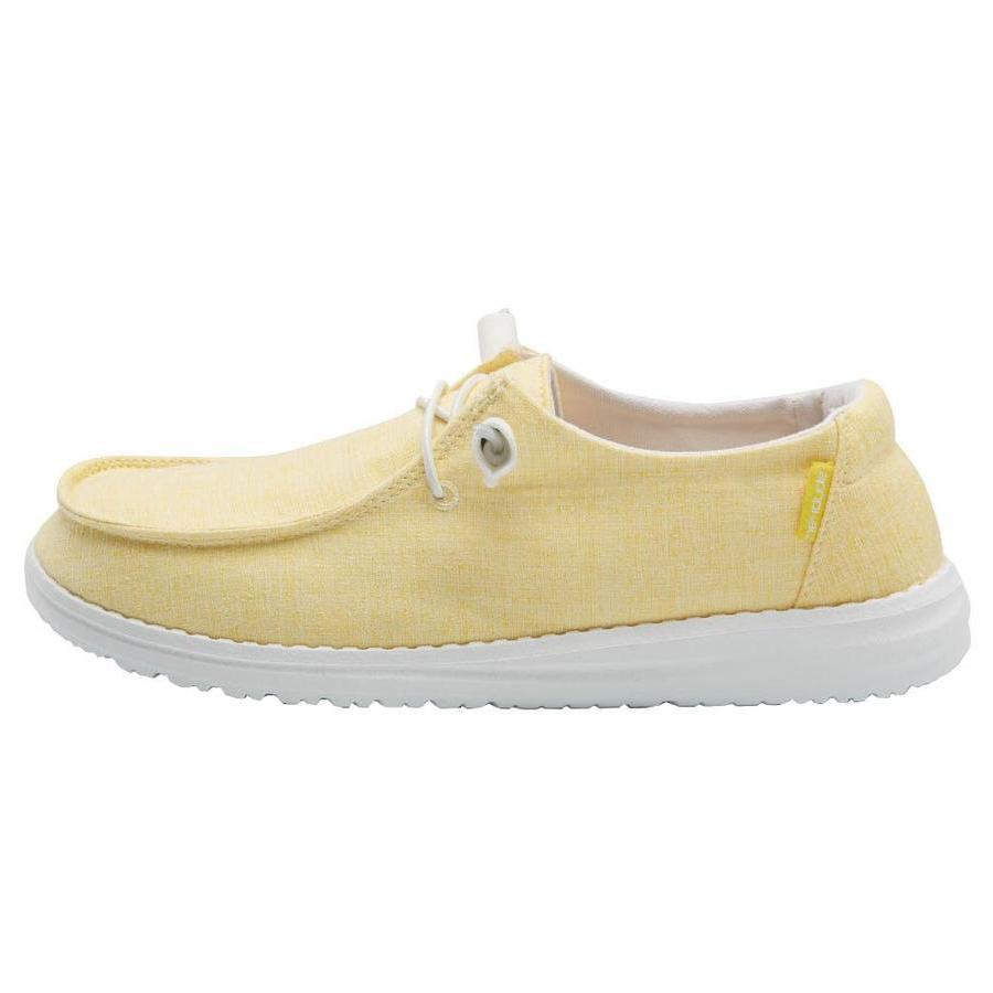 Women's Hey Dude Wendy Slip On Shoes Yellow | LBP-685129